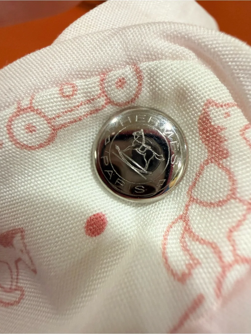 Hermes Baby Bib - Luxury Cotton Kids Accessory